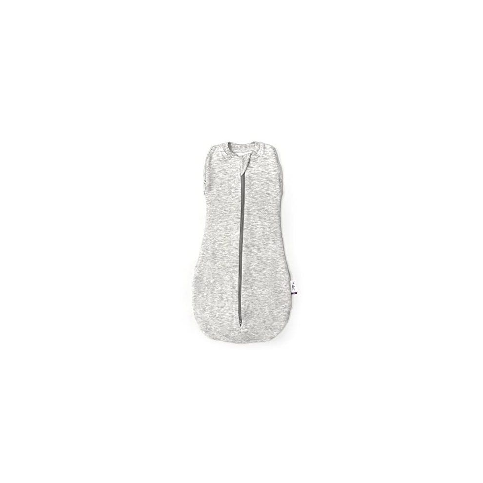 Sweet Dreamers , Baby Sleep Bag And Swaddle For Newborns, 3-12 Months, 1.0 Tog, Soft Bamboo Fabric Baby Sleeping Bag, Grey