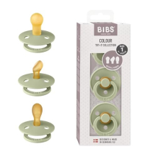 Colour Try-It Collection: 3 Soothers for Your Baby's Unique Needs, Round, Symmetrical and Orthodontic Nipple. Natural Rubber Latex, 0+ Months (Pack of