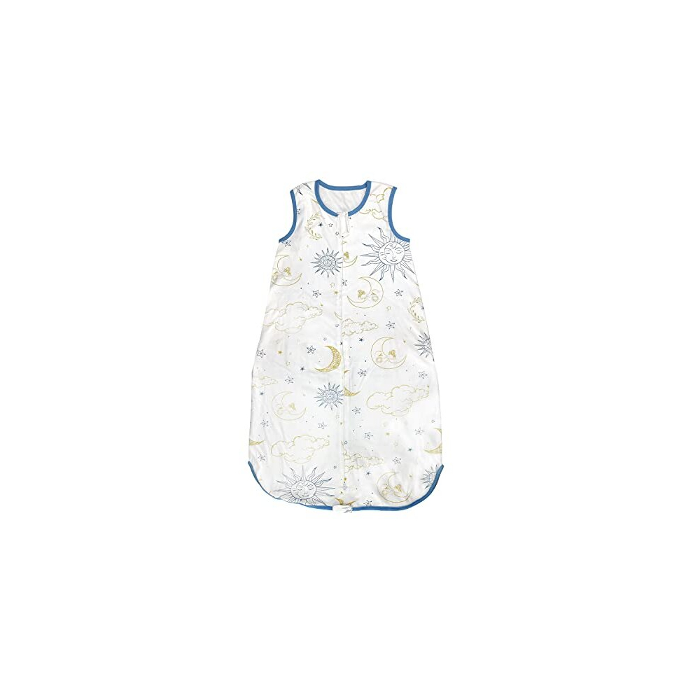 Baby Sleep Bag, 100% Cotton 0.5 Tog Baby Sleeping Bag, Sleeveless Swaddle Blanket with Two-way Zipper, Baby Blanket For Newborn Boy Girl, Newborn Baby