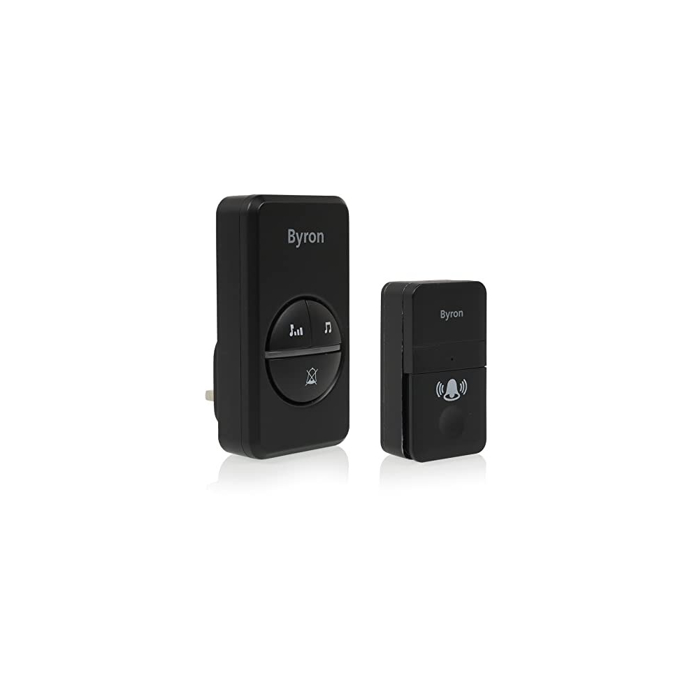 DBY-23452BS Wireless Doorbell Set - Kinetic Energy - Black