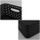 6-Pack Plastic Storage Baskets, Weave Basket, Black 3