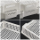 Plastic Office Paper Storage Baskets, Stacking Storage Baskets Trays, 6 Packs White 3