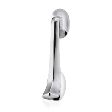 XFORT Door Knocker Polished Chrome, Victorian Scroll Door Knockers for Front Door, Elegant Front Door Furniture with a Modern Stylish Design,