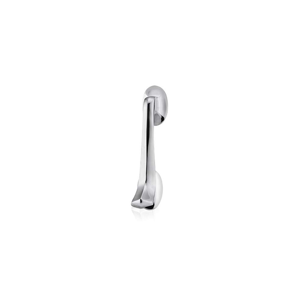 Xfort Door Knocker Polished Chrome, Victorian Scroll Door Knockers For Front Door, Elegant Front Door Furniture With A Modern Stylish Design, 5060568905358