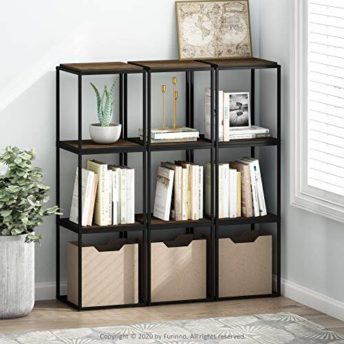 Moretti Modern Lifestyle Stackable Shelf, 1-Tier, Columbia Walnut 1