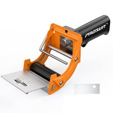 Tape Packing Dispenser Gun, Fast Reload 75mm (3 Inch) Heavy Duty Parcel Tape Gun, Pistol Grip Carton Sealer, Orange