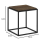 Moretti Modern Lifestyle Stackable Shelf, 1-Tier, Columbia Walnut 9