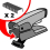 Office Advanced Grey Half Strip Metal Stapler (20 sheets) 8