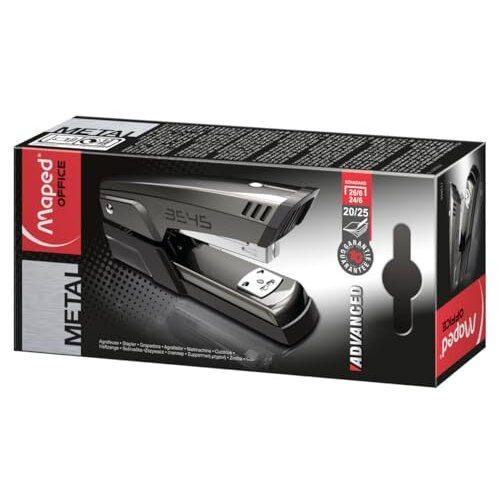 Office Advanced Grey Half Strip Metal Stapler (20 sheets) 1