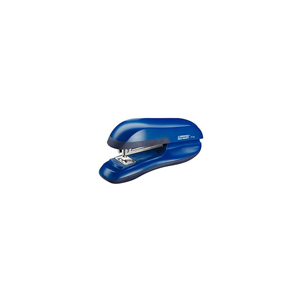 Rapid F16 Half Strip Stapler, 30 Sheet Capacity, Includes Staples, Stapling, Tacking And Pinning, Aqua 23810502 Blue
