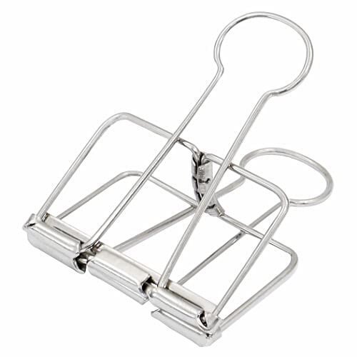 Extra Large Binder Clips 2 Inch Big Paper Clamps Silver for Office School Supplies 15Pcs on OnBuy