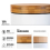 3L Designer Bathroom Bin | Superior Bamboo | Soft Closing | Anti-Finger | White 2