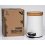 3L Designer Bathroom Bin | Superior Bamboo | Soft Closing | Anti-Finger | White 7