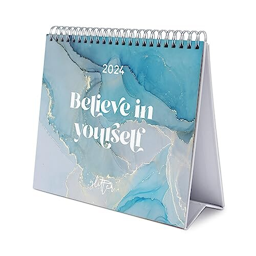 Glitter Desk Calendar 2024 | Desktop Calendar 2024 | 8 x 7 inches - 20 ...