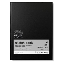 and 6673008 Spiral Sketchbook, 50 Sheet, 170gsm, 50 Page, A3 Size, Natural White