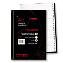 Quaderno Concept A6 con copertina rigida a righe, diario a righe in carta premium, rubrica, organizzatore, planner per studenti e insegnanti, per