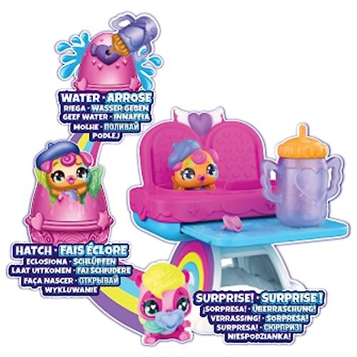 Hatchimals Hatchimals Alive, Hungry Hatchimals Σετ με Καρεκλάκι και 2 Μίνι Φιγούρες σε Αυγά 2