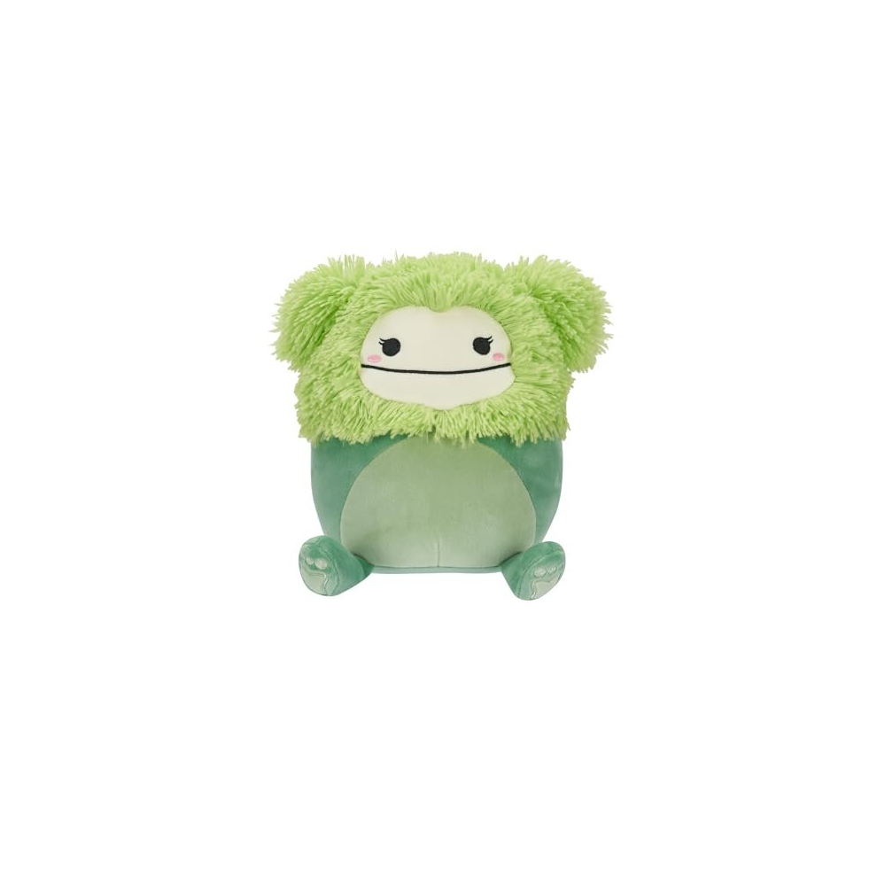 Squishmallows Bren- Bigfoot 7.5" Add Squad, Ultrasoft Stuffed Animal Toy, Official Kellytoy Plush Green