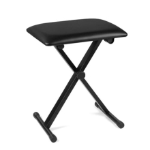 Foldable Piano Bench - X-Style Piano Keyboard Bench Seat & Musician Stool for Kids & Adults, Anti-Slip Piano Chair Adjustable Keyboard Stool Bench,