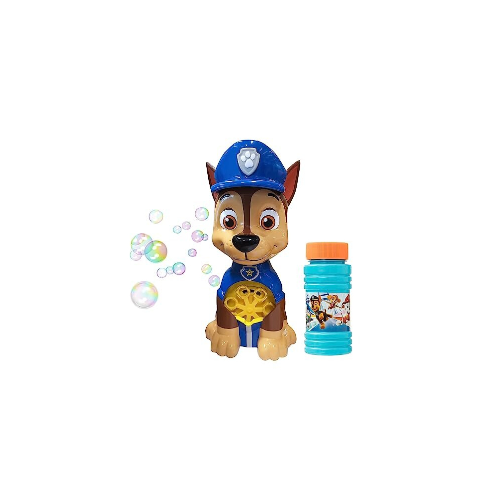 Hti Paw Patrol Chase Bubble Machine | Includes Bonus Bubble Solution | Perfect For Some Outdoor And Indoor Fun | Automatic Bubble Making Machine |