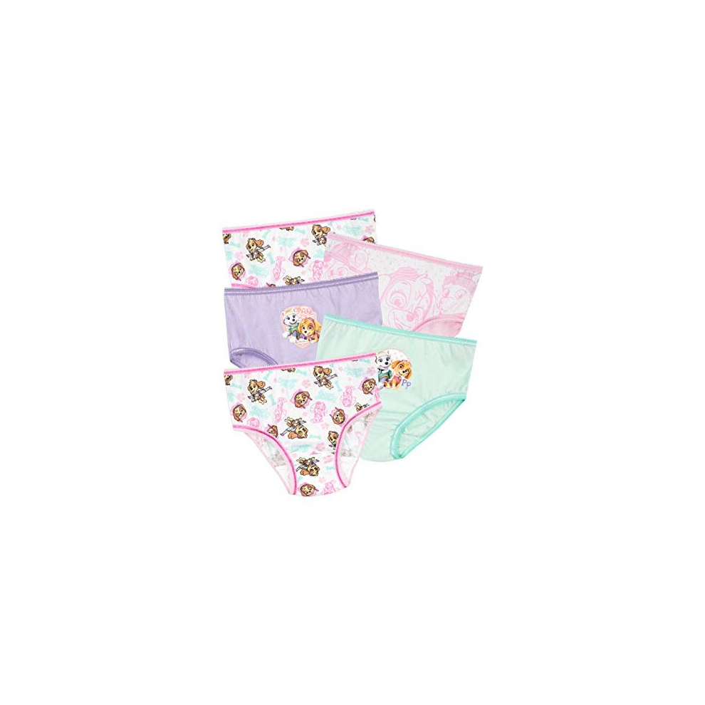 Paw Patrol Girls Skye And Everest Knickers Pack Of 5 Multicolored Age 2 To 3 Years