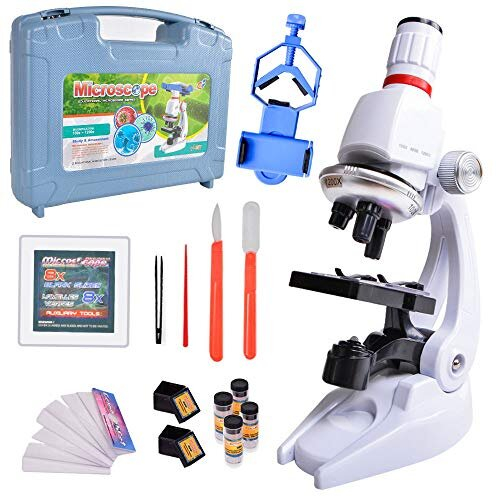 Kids Microscope 1200x, 400x, 100x Magnification Children Science ...
