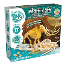 - Mammoth Fossil Digging Kit for Kids +6 Years - Excavate and assemble 17 Stegosaurus Fossiles - Ideal Dinosaur Excavation Kit Toy, Archeology and