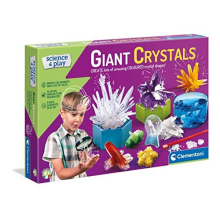 - 61729 - Science And Play - Giant Crystals - Science Kit - Laboratory And Esperiment Kit For Kids From 8 Years Old And Older - Made In Italy,