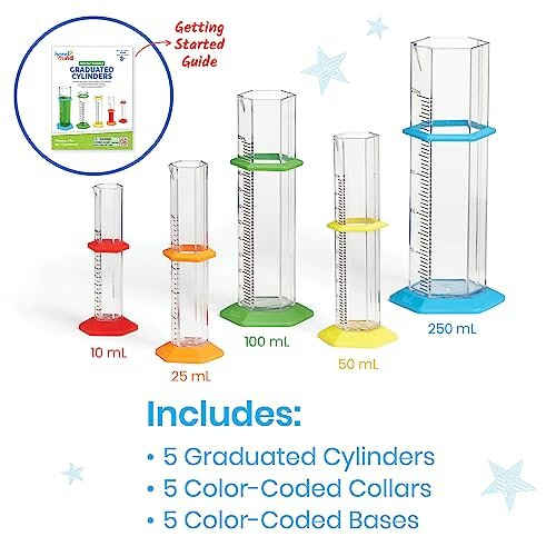 Learning Resources Hand2mind Starter Science Messbecher Set, Lernspielzeug für Kinder 1