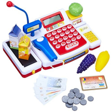 104525700 Pretend Play Toy Till Register Check Out Counter and Scanner