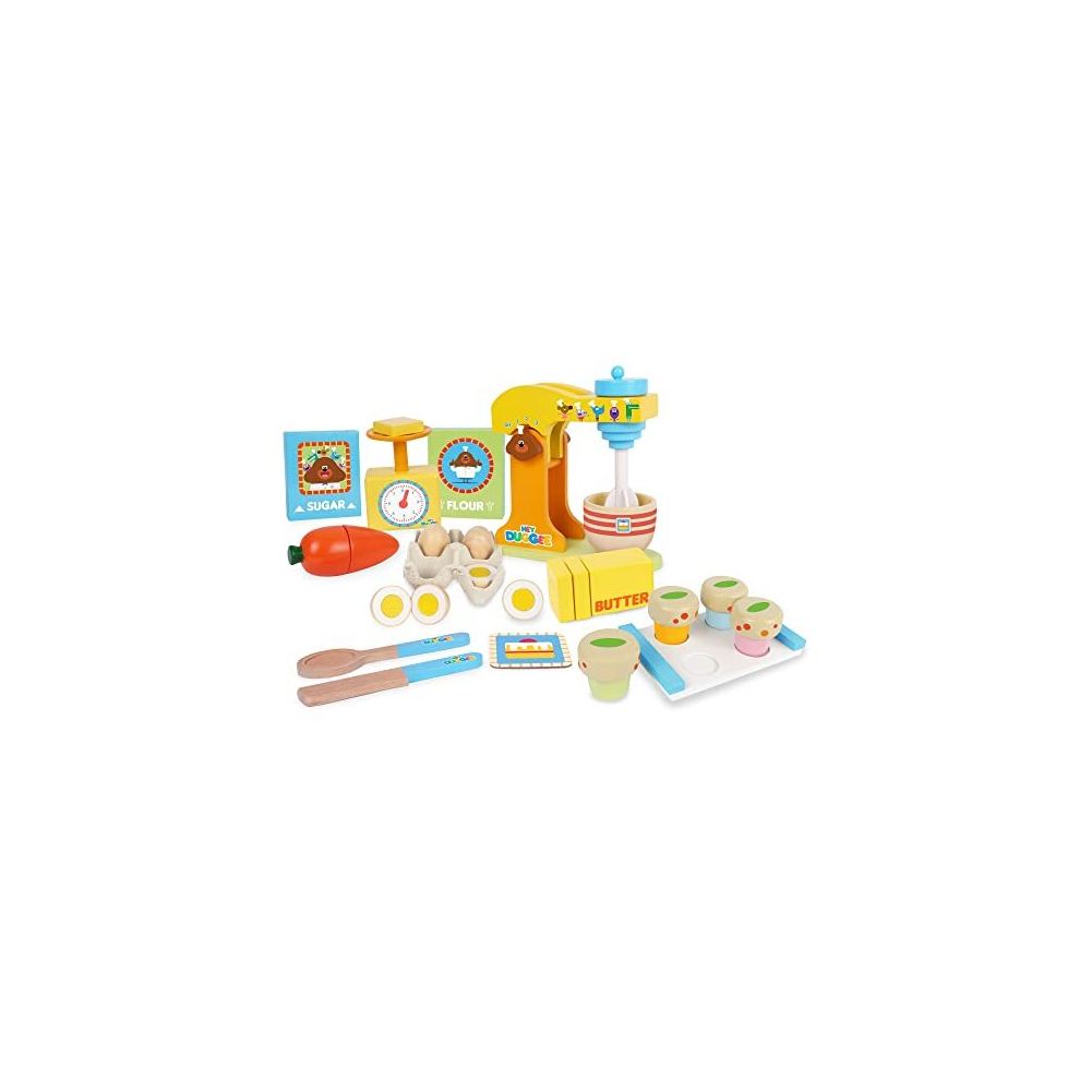 - Wooden Baking Set â 28-Piece Pretend Play Kitchen Kit with Chef's Hat, Recipe Card, Mixer & Scales, Develops Imagination and Fun Baking Skills,