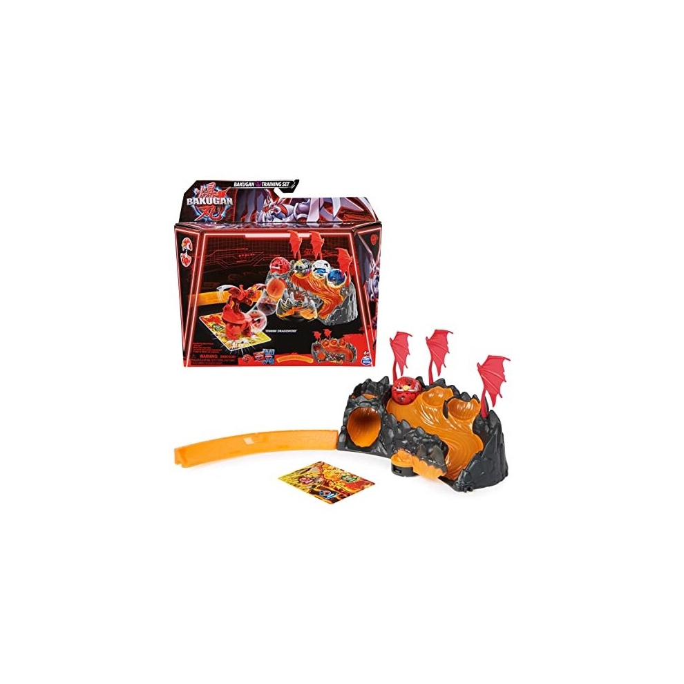 Bakugan Training Set With Titanium Dragonoid, Dragon Clan-Themed Customisable Action Figure, Trading Cards And Playset, Kids' Toys For Boys And Girls 6 And