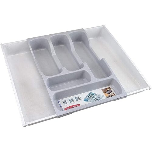 Curver Luna 05752 845: Pull-Out Cutlery Tray/Grey