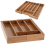 Insert extensible en bambou pour tiroir à couverts 35,5 x 26 cm 1