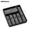 Storage Tray, Carbon, 6 Compartment Expandable 4