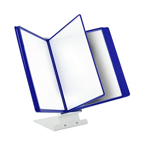 | Table Display Board System | Table Lectern | Document Organiser | Consultation and Presentation Documents | Plastic Case for Papers | Includes 10