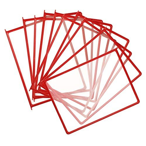 | Table Display Board System | Table Lectern | Document Organiser | Consultation and Presentation Documents | Plastic Case for Papers | Includes 10 2