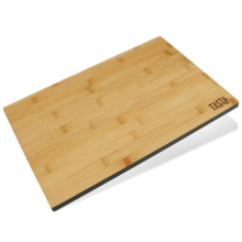 Bamboo Cutting Board, Wooden Chopping Board Made of Robust Bamboo for Chopping and Cooking Food in the Kitchen, Dimensions: 35.5 x 25 x 1.2 cm,