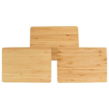 Bulk Wholesale Premium Bamboo Cheese, Serving & Cutting Board - Small - 7.9" x 5.5" x 0.4" - 3 pcs