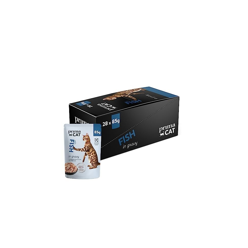 - Classic Complete Wet Cat Food, Fish in Gravy Flavoured Cat Food, 28 pack of 85g