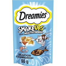 Shakeups Seafood Celebrations Cat Treats, 8x55g