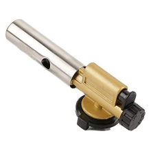 Gas Torch Pro Kitchen Blow Torch - Adjustable Flame, Butane Lighter, Up to 1300C, Restaurant BBQ Cooking Camping