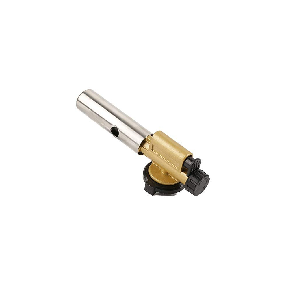 Gas Torch, Professional Kitchen Blow Torch Chef Cooking Torch Lighter Butane Torch, Adjustable Fire Power, for Restaurant BBQ Household Picnic Hiking