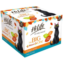 it's only natural The Big Mature One Complete Wet Cat Food for Senior Cats, Chicken Terrine/Tuna Terrine, Grain Free & Made With 100% Natural