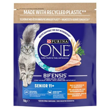 Senior 11 Plus Dry Cat Food Chicken, 750g