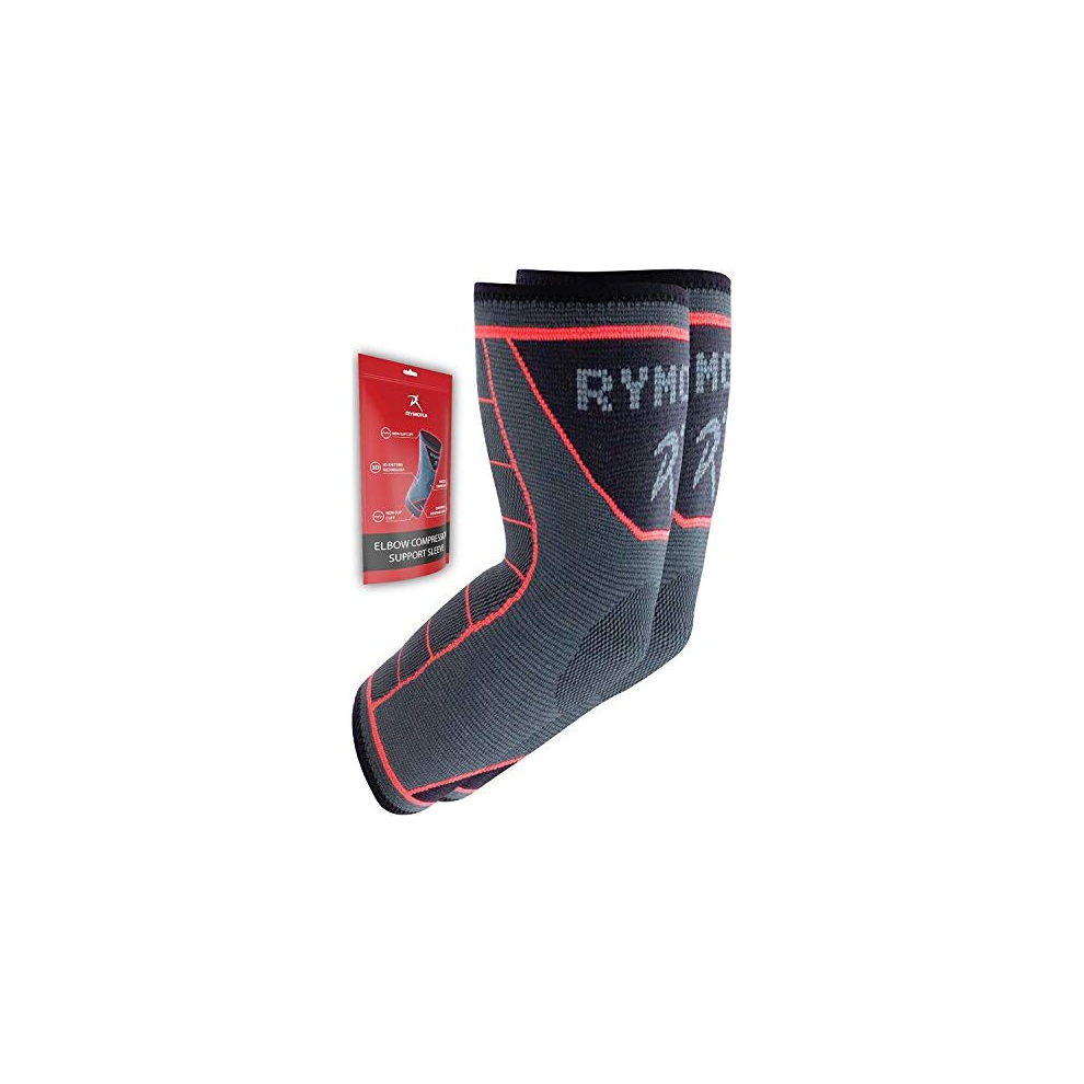 Rymora Grey Elbow Brace Â 0, L Support Sleeve/Sleeves For Men And Women Â Suitable For Weightlifting & Weak Joints Â Slate