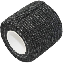 – 10 X Black X 5CM X 4.5M - Cohesive Bandage Stretched, Self-Adhesive Flexible Bandages, First Aid Sports Wrap Bandages Pack Individually for