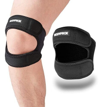 Patellar Tendon Support Strap (Small/Medium), Knee Pain Relief Adjustable Neoprene Knee Strap for Running, Arthritis, Jumper, Tennis Injury Recovery,