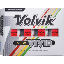 Vivid Focus Golf Balls: Matte Pink, Dozen