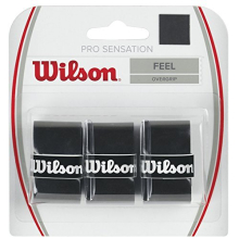 Overgrip, Pro Overgrip Sensation, Unisex, Black, Pack of 3, WRZ4010BK